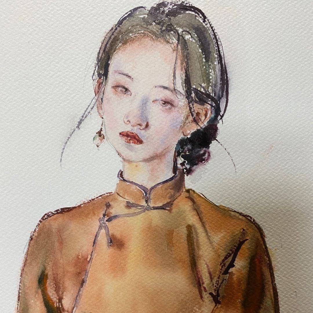 お気に入りのお写真を水彩画風の似顔絵に致します 記念日、プレゼント、自分へのご褒美に似顔絵はいかがですか？ イメージ3