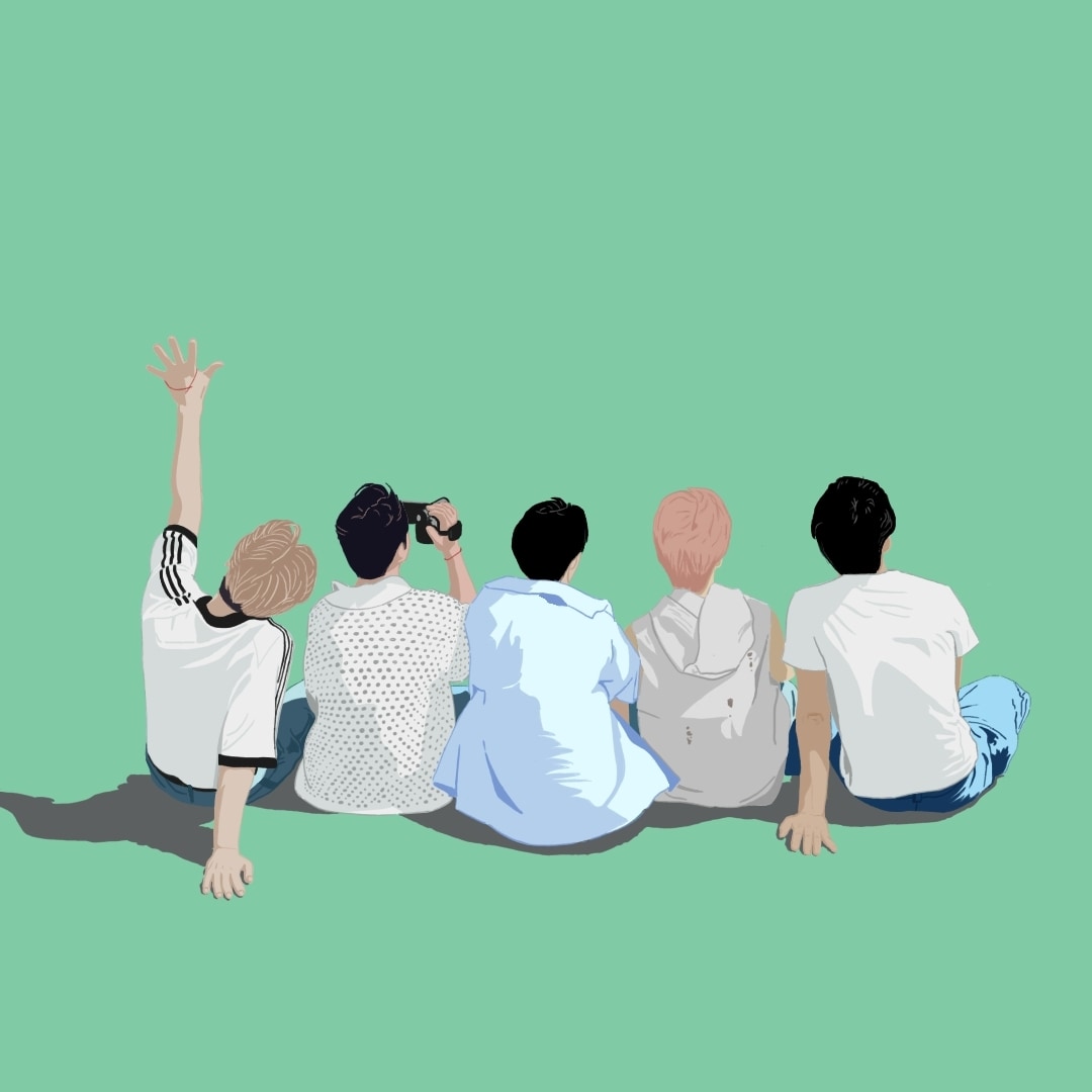 フラットタイプの人物イラストを作成します オシャレ/匿名なイラストでおなただけのイラスト✨ イメージ10