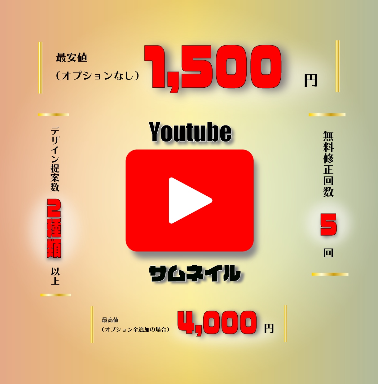 目に留まるサムネイルを提案いたします 【無料修正可能】サムネイル制作します イメージ1