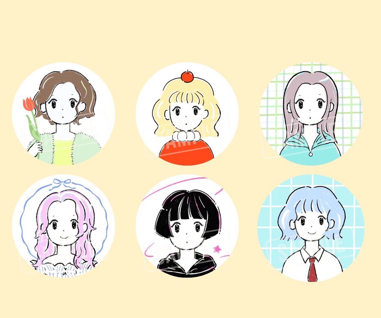 大人ときめく♡おしゃれ可愛いアイコン描きます お気に入りを詰め込んだ、あなたらしい一枚を！ イメージ9