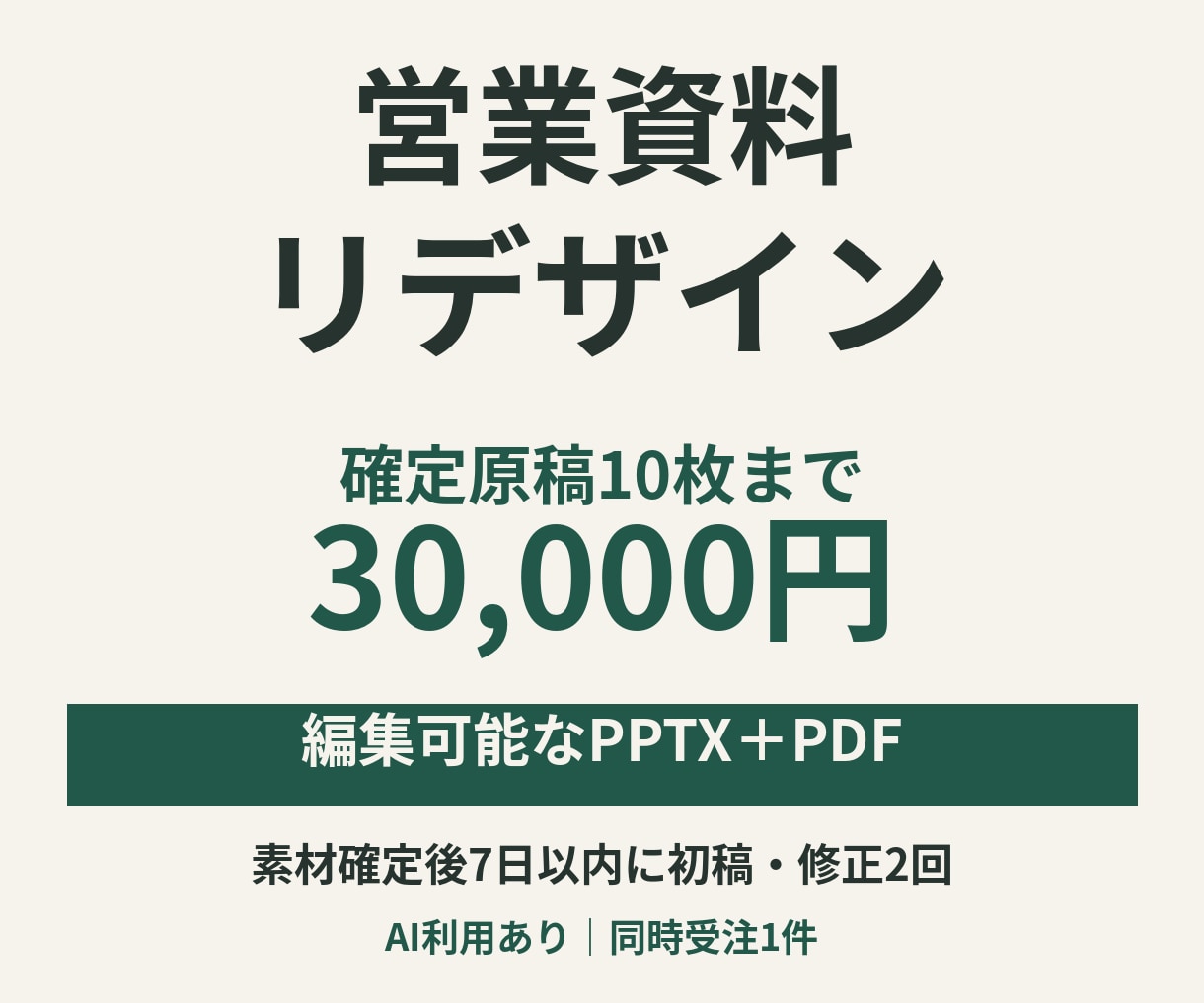 既存営業資料10枚を見やすく整えます 確定原稿をリデザイン｜編集できるPPTX・PDF納品 イメージ1
