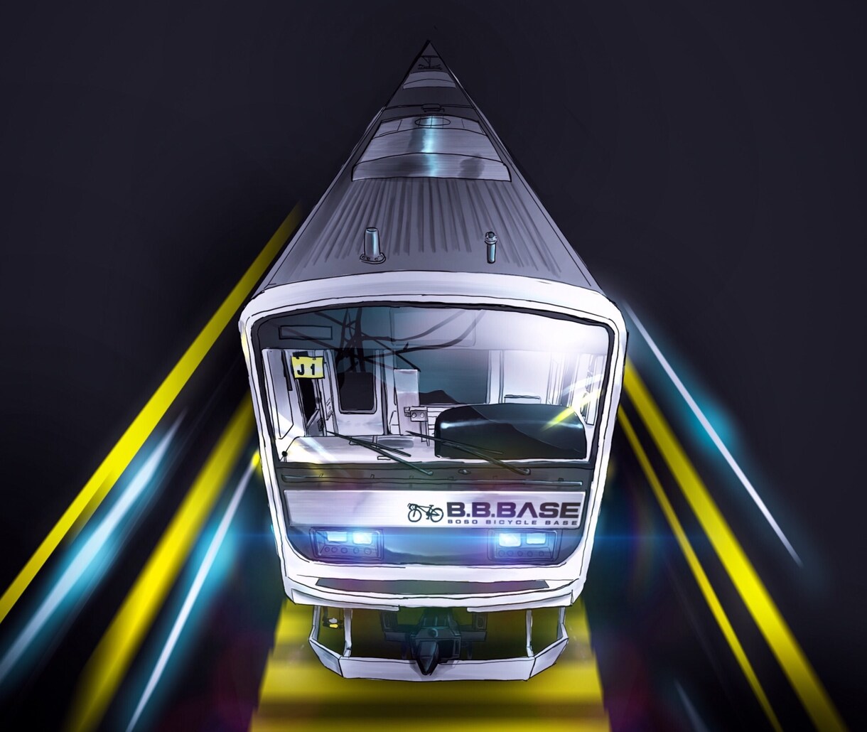 電車のイラストを背景付きで描きます 電車のイラストが欲しい方、お任せ下さい！ イメージ4