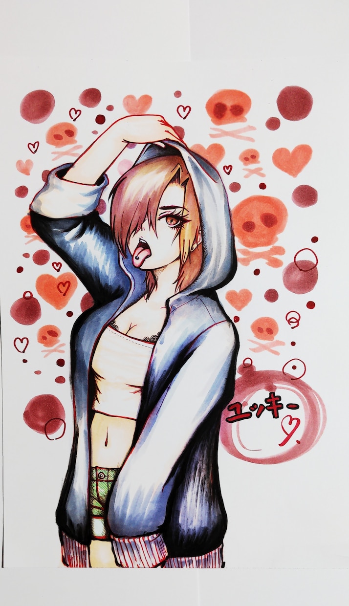 アナログイラストを描きます 通常イラスト・アイコン等で使えるイラストをアナログで描きます イメージ2