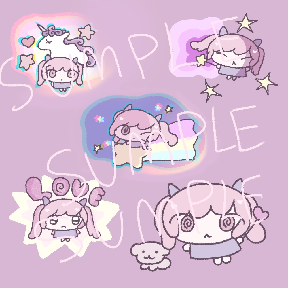 あなたをゆんるーいキャラ化します あなただけのゆんるいイメージキャラクターを作ります イメージ1