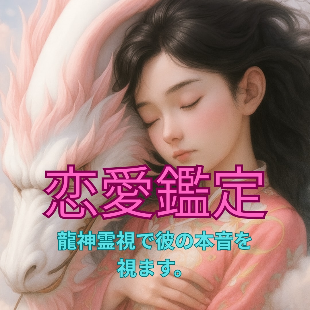 彼の本音を龍神霊視で占います 見えない心の奥に潜む“本当の想い”を丁寧に読み解きます イメージ2