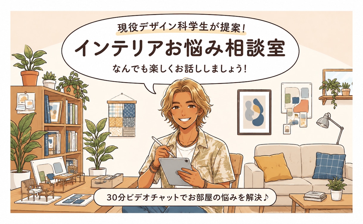 気軽にインテリア相談！後日イメージ図お届けします 気軽にインテリアについて楽しくお話しできればと思ってます！ イメージ1