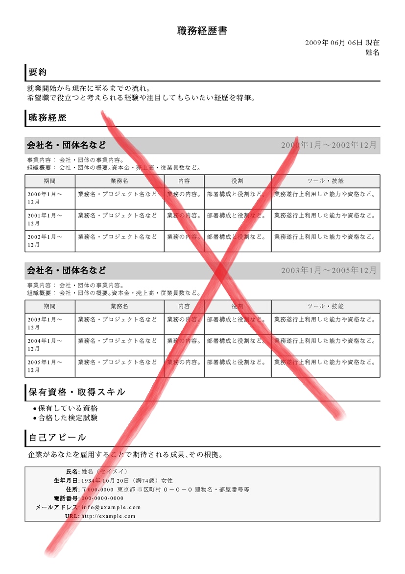 転職10社の経験から職務経歴書を添削します 10社の内3社は1部上場企業。　現在1部上場企業に勤務。 イメージ3