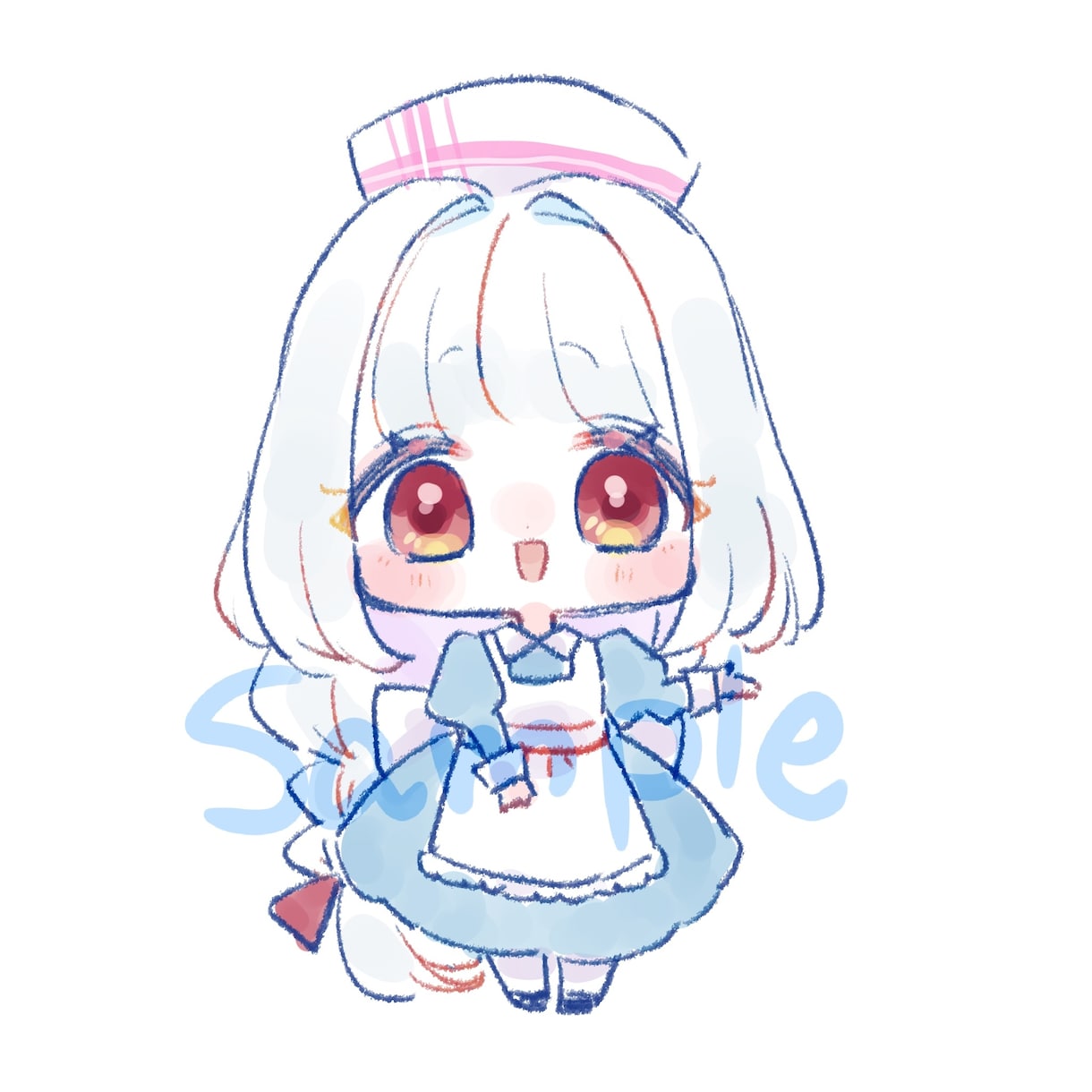 商用利用込み！ミニキャライラスト描きます アイコン、サムネイル、グッズなどにもご利用いただけます イメージ4