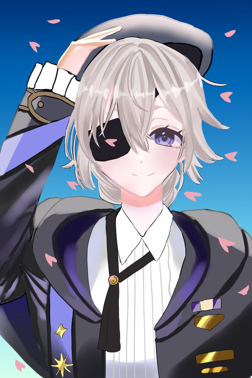 SNS向けのキラキラアイコンを描きます 彩度高めな目を惹くイラストです！ イメージ1