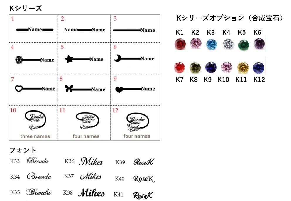 名前でオーダー指輪・リングを作成します 名入れ♪誕生日や記念日などのプレゼントにもおすすめ イメージ3