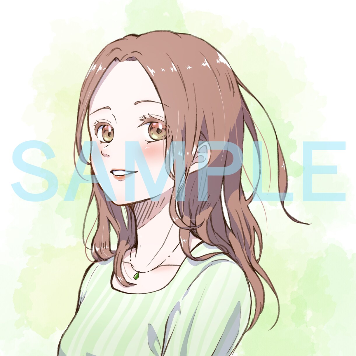 淡くて綺麗なモチーフのイラストを作成します SNSで使える個性的なイラストを求めている方へ イメージ7