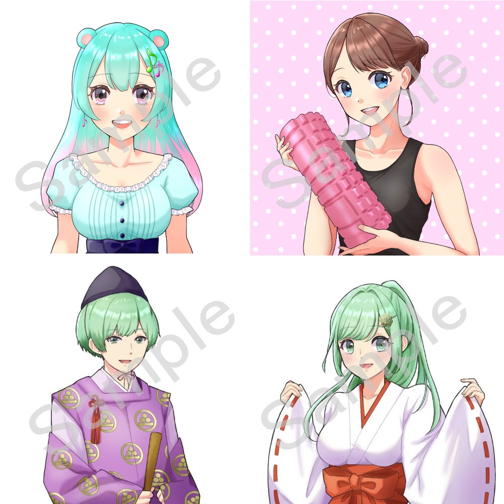可愛いアイコンお描きします SNSやTwitterにおすすめ！お気軽にご相談ください♪ イメージ3