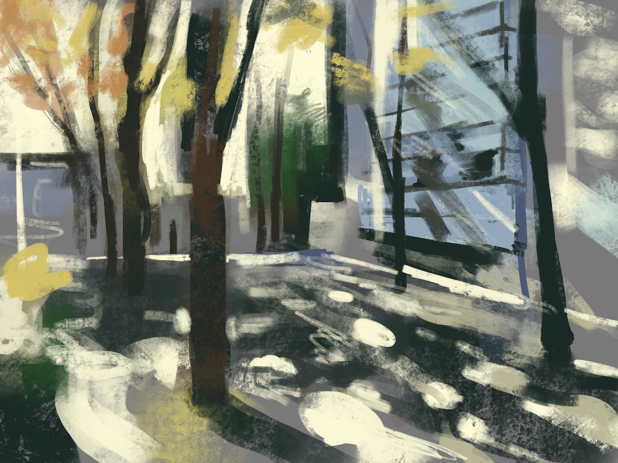 あなたのお気に入りの風景をデジタルで描きます 何気ない風景をかけがえないものに。挿絵、動画背景、贈り物に。 イメージ7