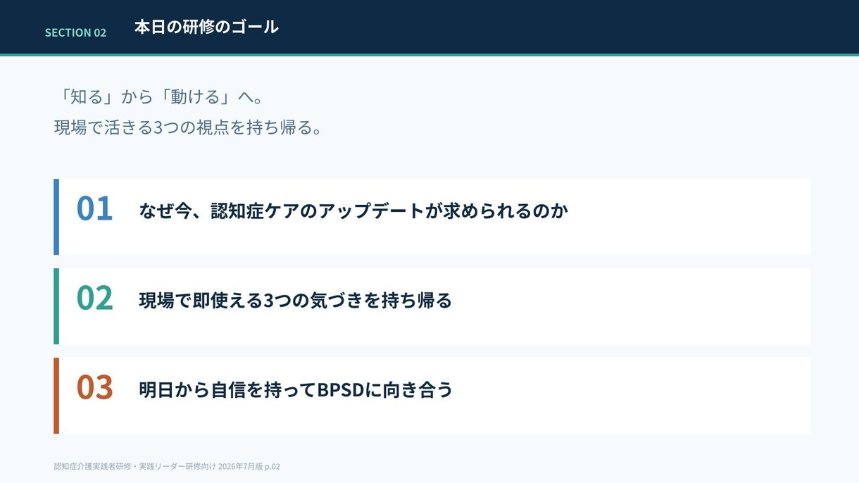 現役福祉士が介護施設の法定研修スライドを作成します 現場目線で手直し不要！認知症ケアや医療連携に完全準拠 イメージ2