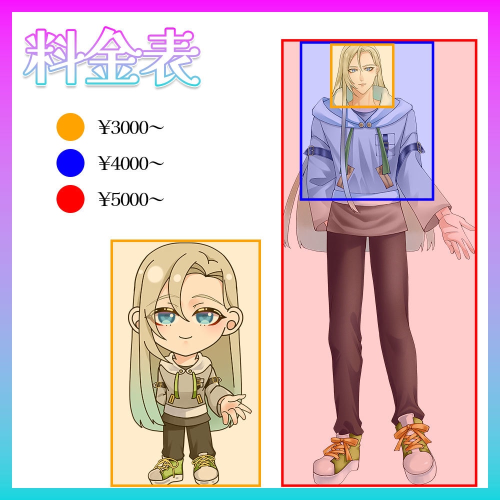 キャラクターイラスト描きます SNSアイコン、ゲームやTRPG立ち絵、グッズ等 イメージ2