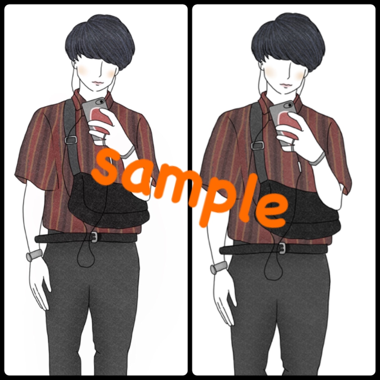 写真をイラストにします アイコンやプレゼントにオススメです。人物以外も承ります。 イメージ3