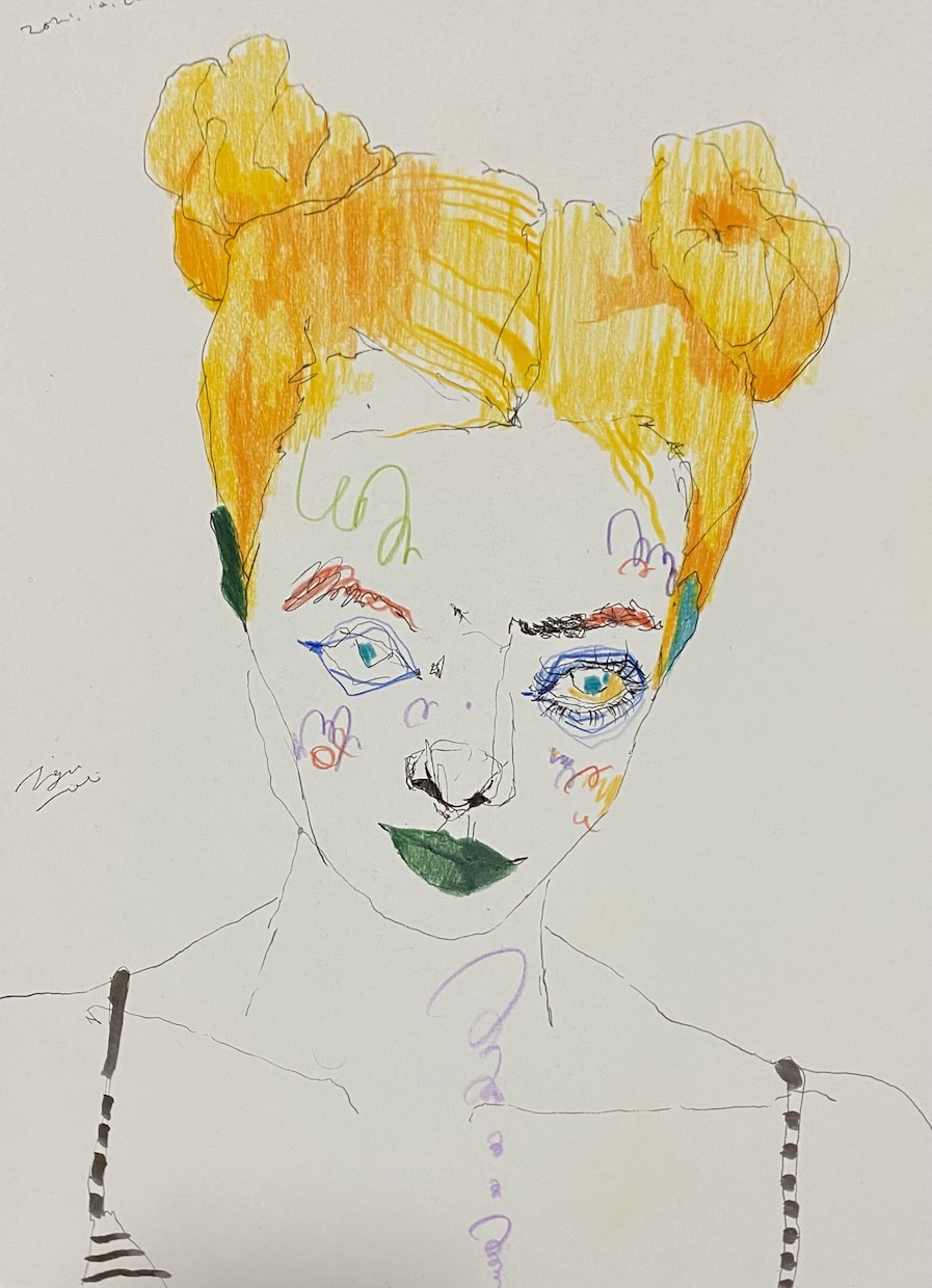 手書きで今までにない絵を描きアートを出します ただのデザインじゃないよ~手書きでしか出せないもの イメージ2