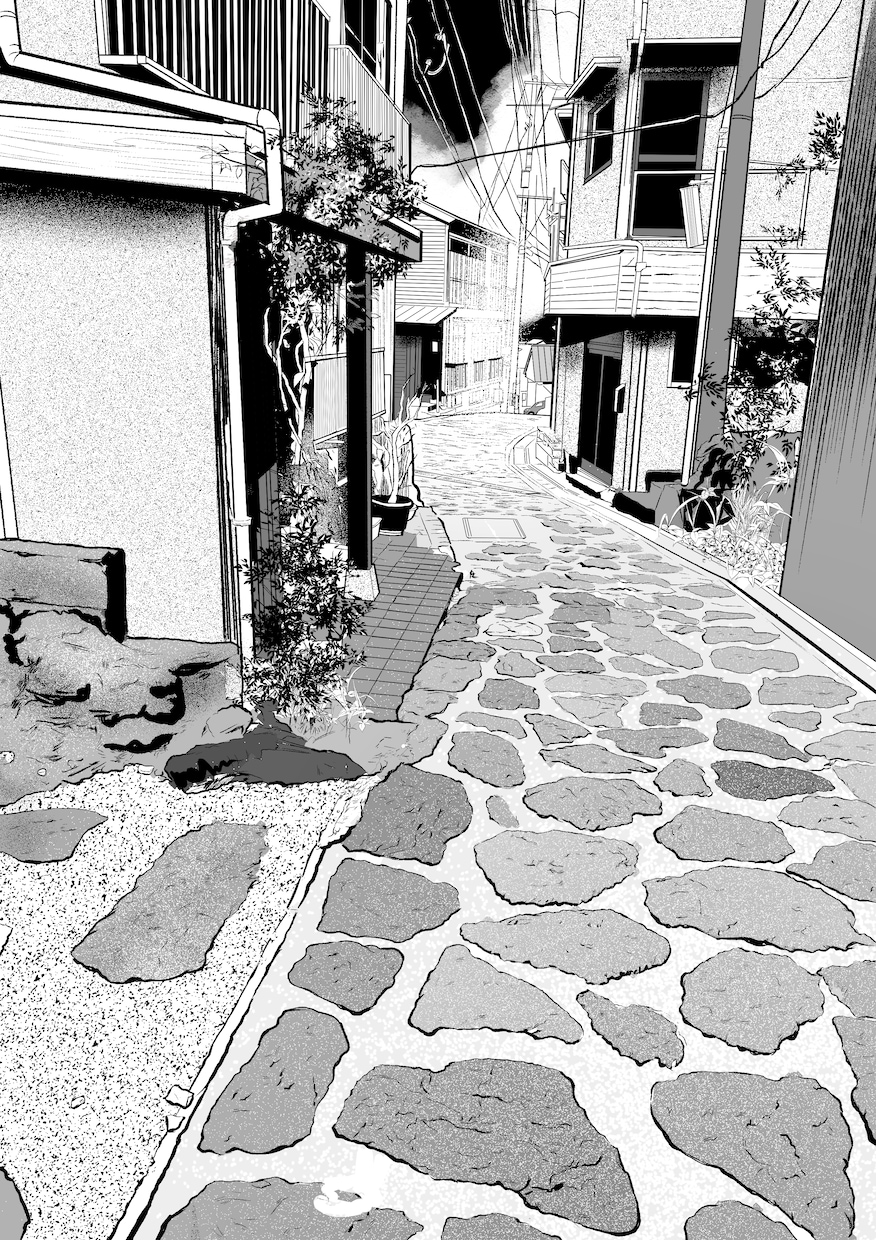 漫画アシスタントします モノクロ漫画の背景やペン入れ、仕上げなどのお手伝いをします イメージ1