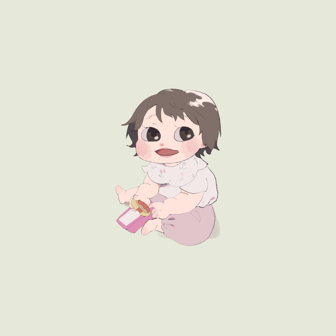 お子様の似顔絵アイコン描きます くすみカラーでおしゃれに！写真なし可。 イメージ4
