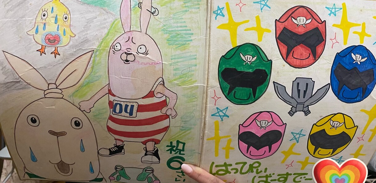 似顔絵、ウェルカムボード、記念品，描きます 使用画材色鉛筆、ポスカ、マッキー、クレヨン色々使います イメージ2