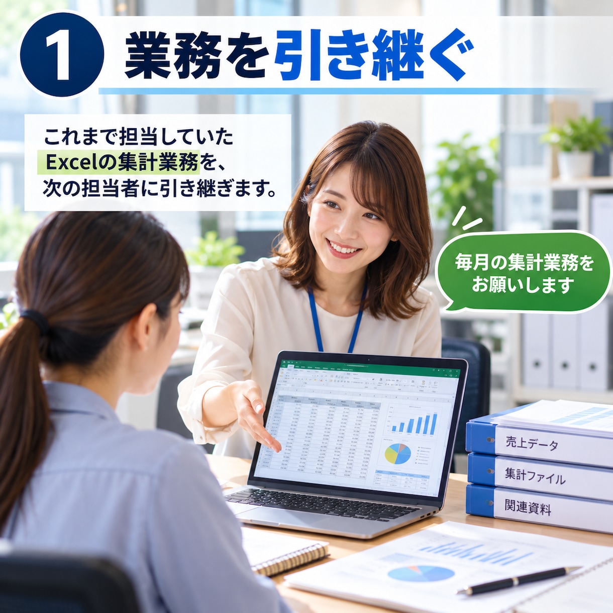 Excel業務の引継ぎマニュアルを作成します 文章だけの手順を画面や図解でわかりやすく整理します イメージ1