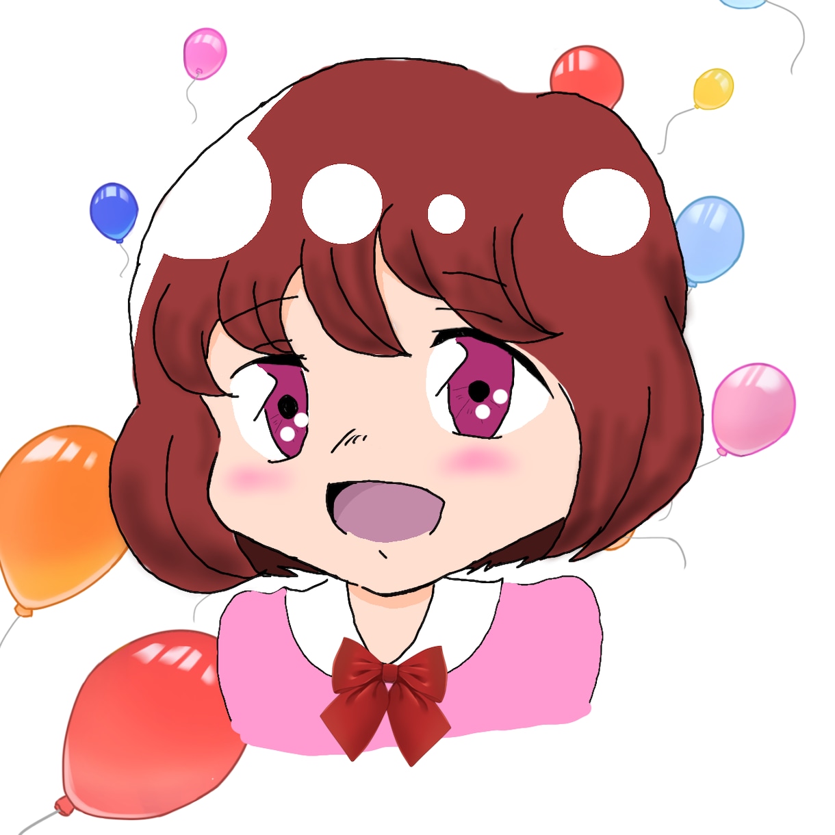 可愛いアイコン描きます 私のオリジナリティーのイラストでお届けします イメージ1