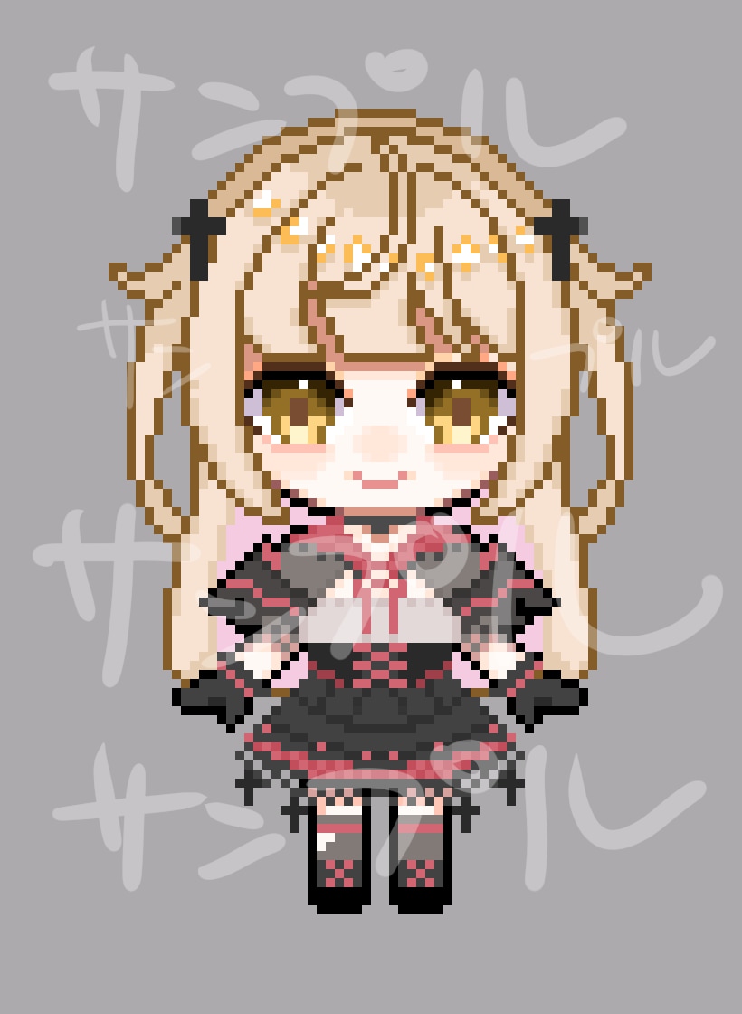 ゲーム・配信に使える2頭身キャラドット絵制作ます 商用利用込みのお値段！アニメーションも可！ イメージ4