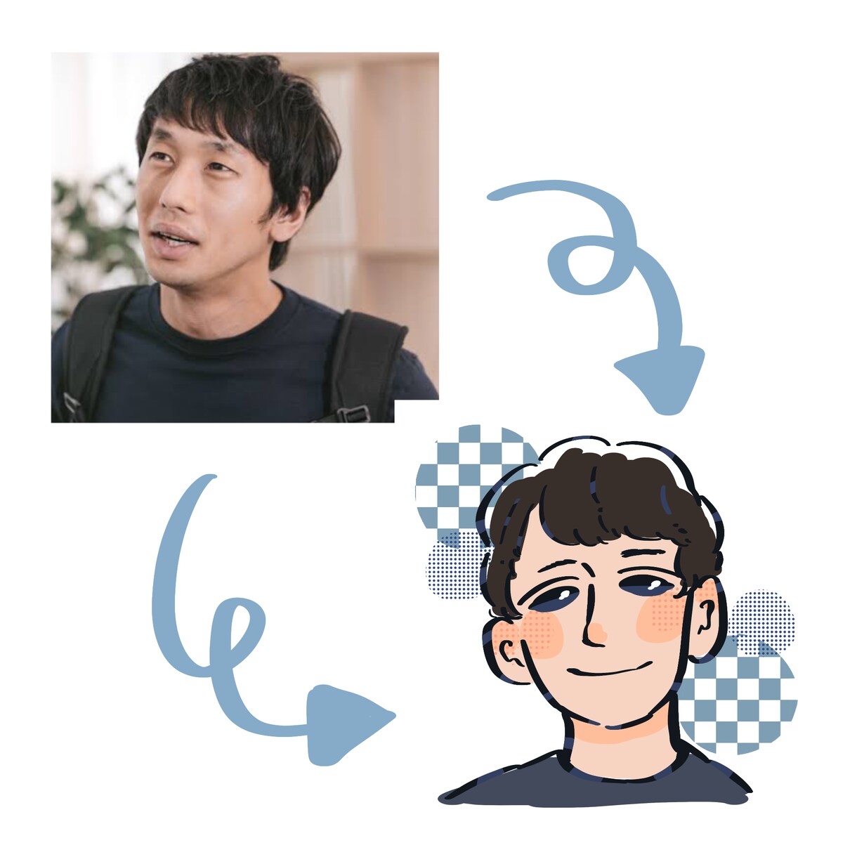 特徴を捉えた可愛い似顔絵を描きます 特徴を可愛らしく捉えた似顔絵を描きます！ イメージ3