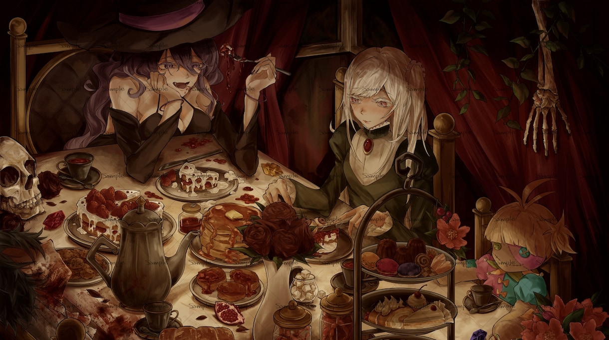 幅広いテイスト対応可能！イラストなんでも制作します アイコン、TRPG、表紙、立ち絵など、イラスト制作承ります イメージ5
