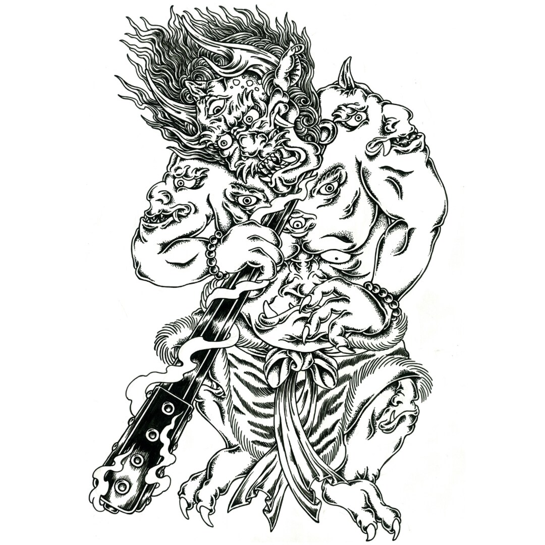 手描きでTシャツなどのアパレルのデザインを描きます プロの画家が手描きでTシャツなどのデザインを描きます。 イメージ6