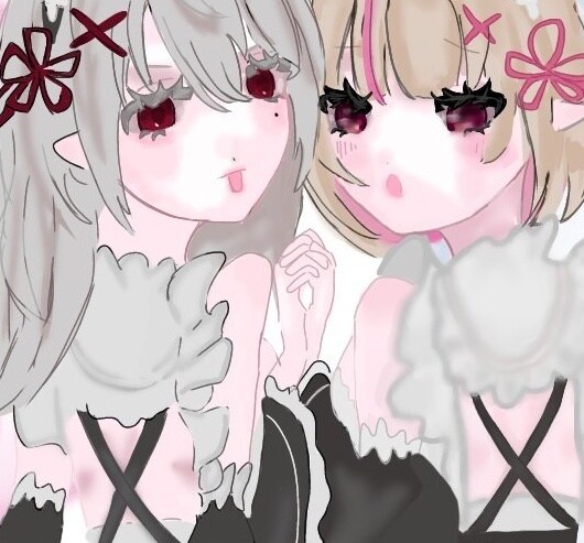 アイコン、夢絵、オリキャラ描きます 女性を描くのが得意です。ご気軽にご依頼ください。 イメージ1