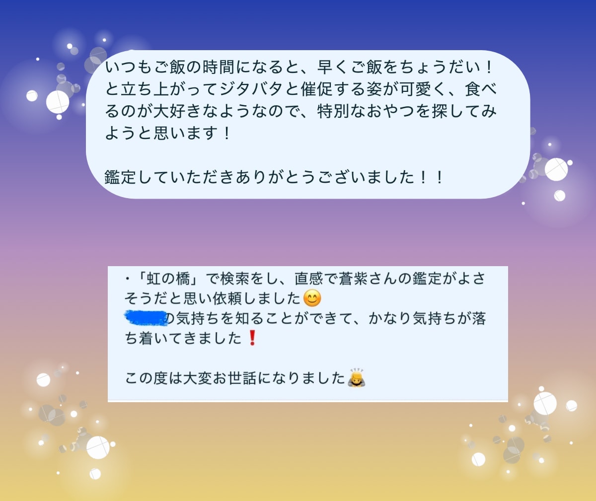 大切なペットがあなたに伝えたい想いを届けます 飼い主さんと心を繋ぐペットタロット！虹の橋の子にも対応 イメージ7
