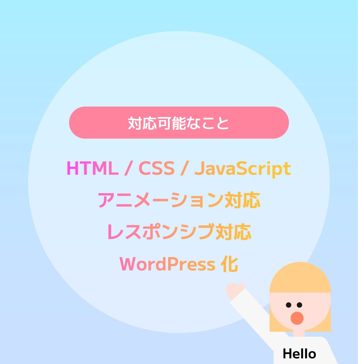 Webサイトのコーディングを承ります 現役Webコーダーが、丁寧に責任を持って対応いたします イメージ2