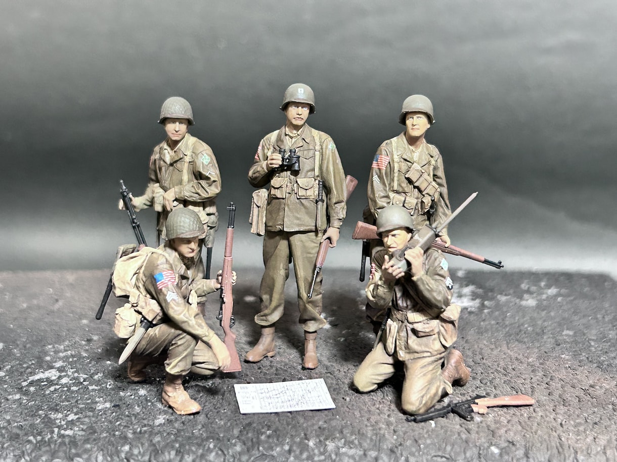 1/35   フィギュア　プラモデル製作代行します ミリタリーフィギュア専門の塗装済み完成品の製作代行になります イメージ1