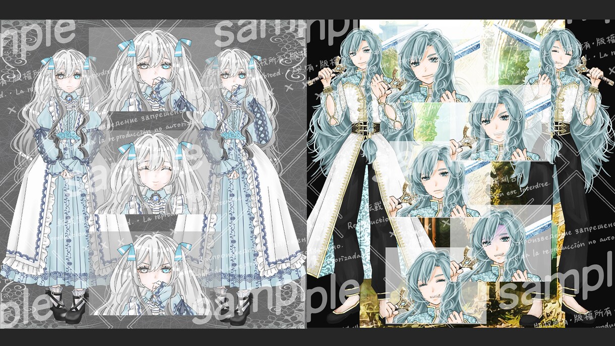 TRPGなどの立ち絵をお描きします 準備中のVtuber様やTRPGの立ち絵にいかがですか？ イメージ1