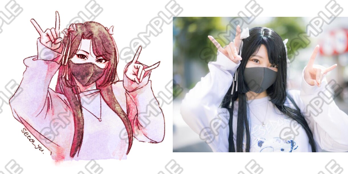 SNSアイコン描きます 温かみのある水彩画風イラスト！作業時間2時間～ イメージ1