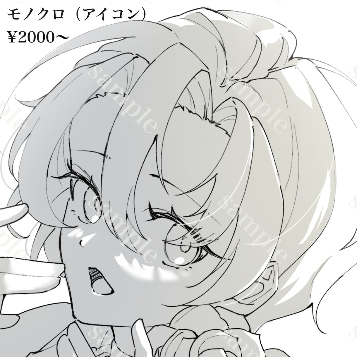 バストアップ、アイコンなどのイラストを描きます 明暗のついた綺麗めのイラストが得意です イメージ2