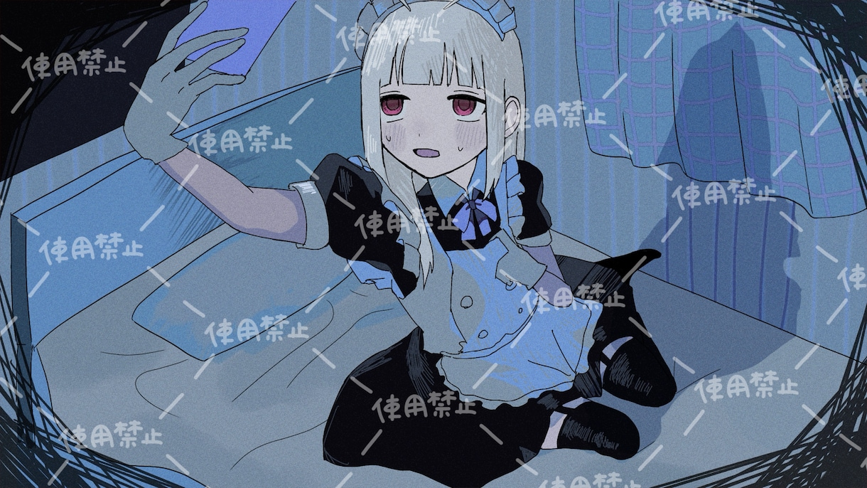 歌ってみたイラスト制作します 歌ってみたのMVやサムネイルに使えるイラスト制作します！ イメージ4