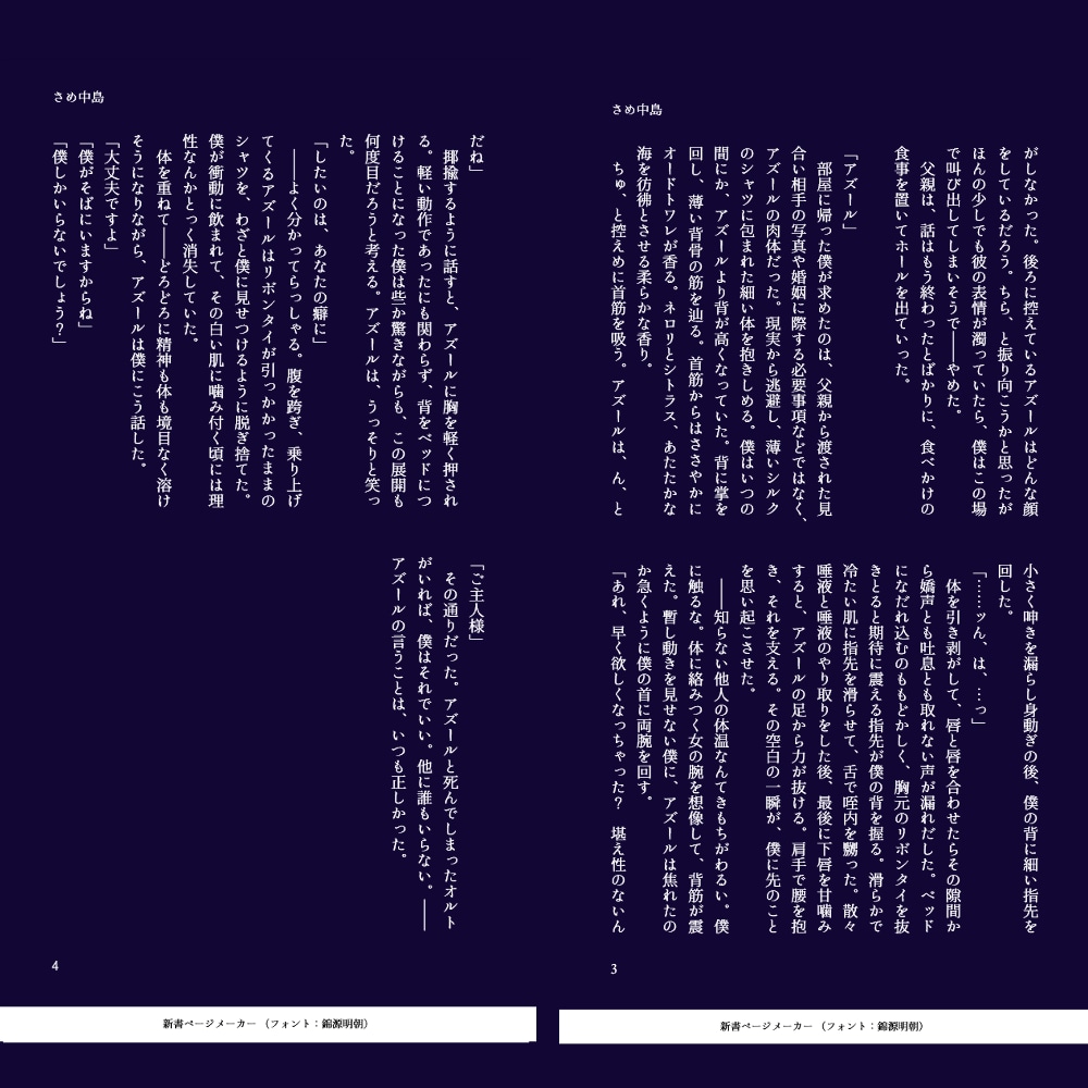 特殊シチュ小説作成します 1文字2円～　特殊シチュ小説対応致します！ イメージ5
