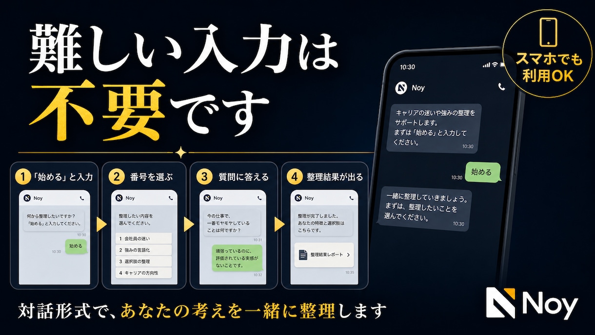 会社員の迷いと強みを一緒に整理します 今の生活を守りながら選択肢を増やすGPT イメージ5