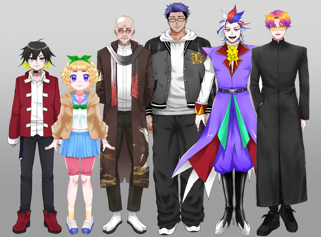Live2D制作イラストからモデリングまで承ります 初めての方から活動中の方に向けた廉価版モデルまで受け付けます イメージ5