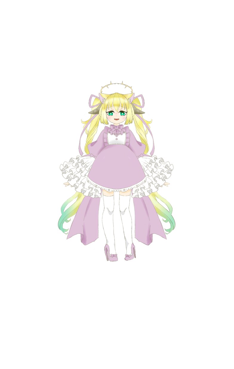 配信アプリIRIAMUでの立ち絵を描きます 可愛い女の子、ケモミミ得意です！ イメージ1