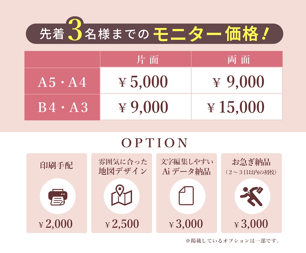 情報を整理して「伝わる」チラシをデザインします 初めてでも安心！先着３名様までのモニター価格でご提供中 イメージ2