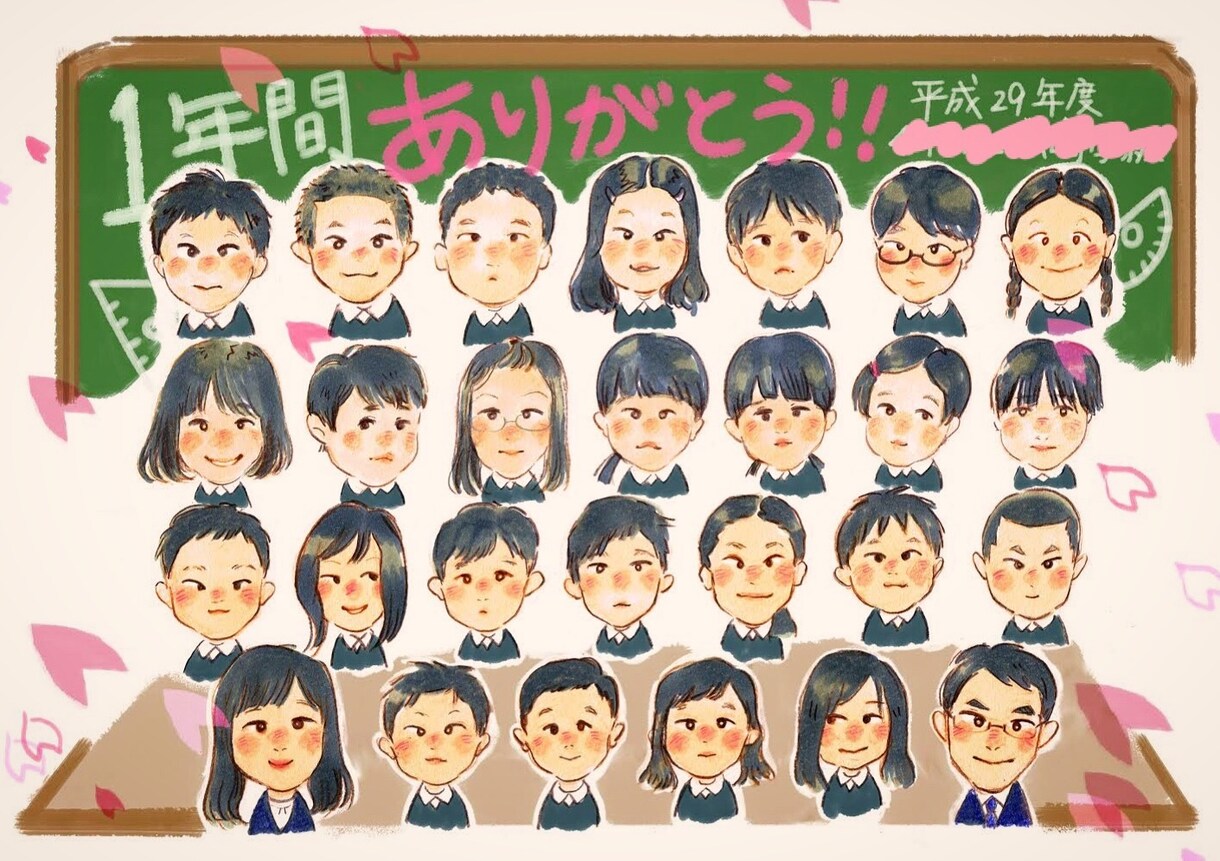 sns用からウェディングイラスト色々似顔絵描きます 似顔絵で大切な思い出を形で残しませんか？ イメージ3