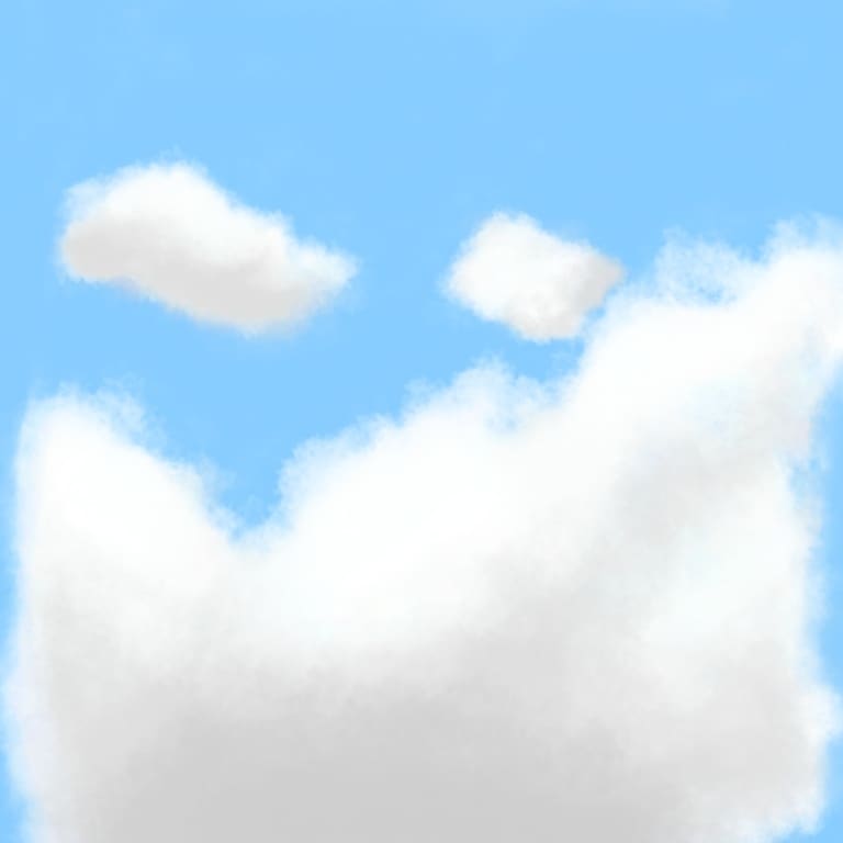 雲、空のSNSアイコンなどを描きます 空のイラストアイコンをお探しのかた、特に雲が好きなかたへ！ イメージ1