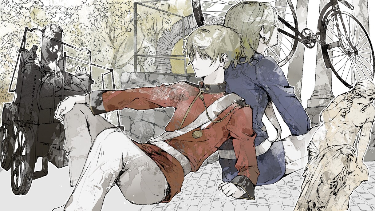 商用利用可！【キャラクター・1枚絵】描けます YouTubeサムネなどに！立ち絵から複雑な一枚絵まで イメージ10