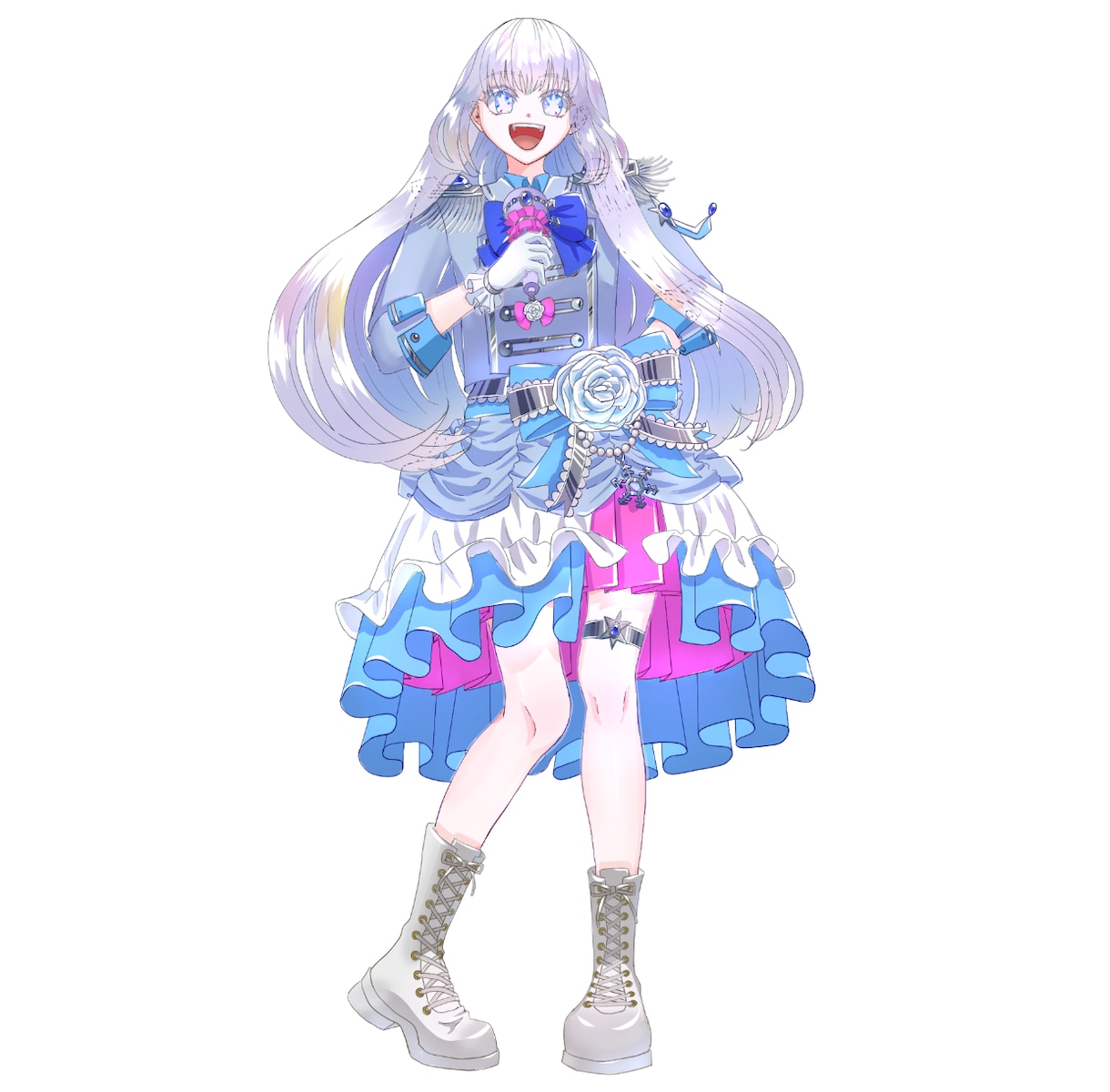 キービジュアルを制作します Vtuber様、自分のアバターやキャラクターをお持ちの方 イメージ4