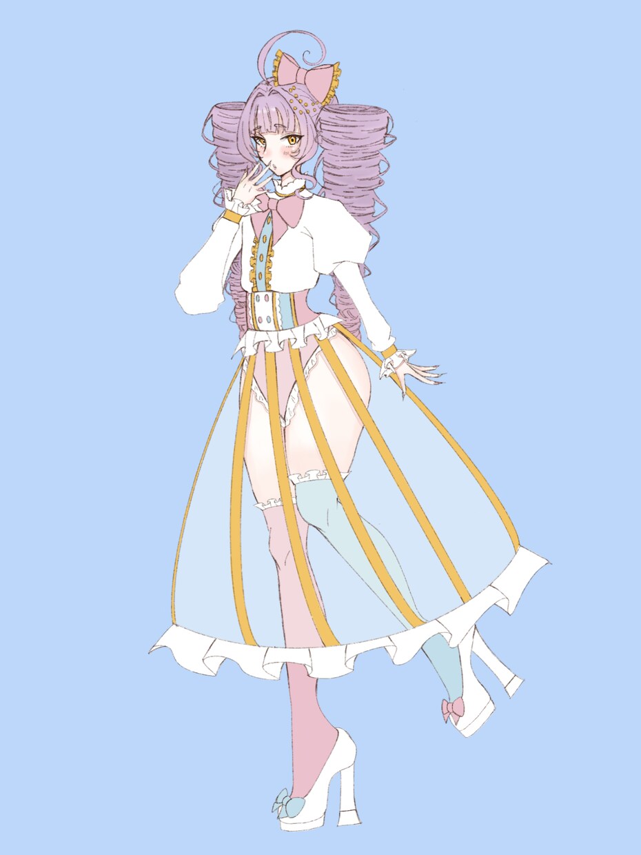立ち絵や人物イラストを制作します 女性でロリータ系の服が特に得意です男性も可能です イメージ2