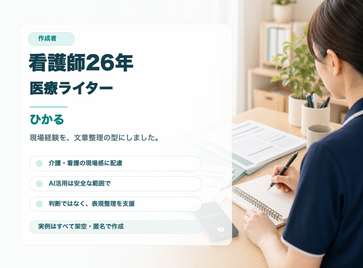 介護記録・申し送りの型と例文集を渡します 一言メモを伝わりやすい報告文へ イメージ5