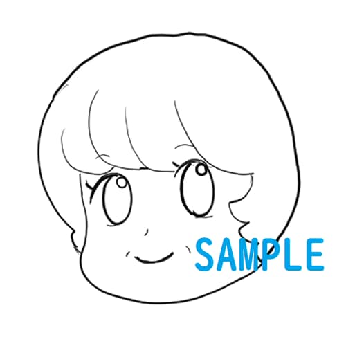 そっくり？！漫画風似顔絵お描きします モノクロの、ゆるくかわいいい似顔絵イラストです！アイコンにも イメージ2